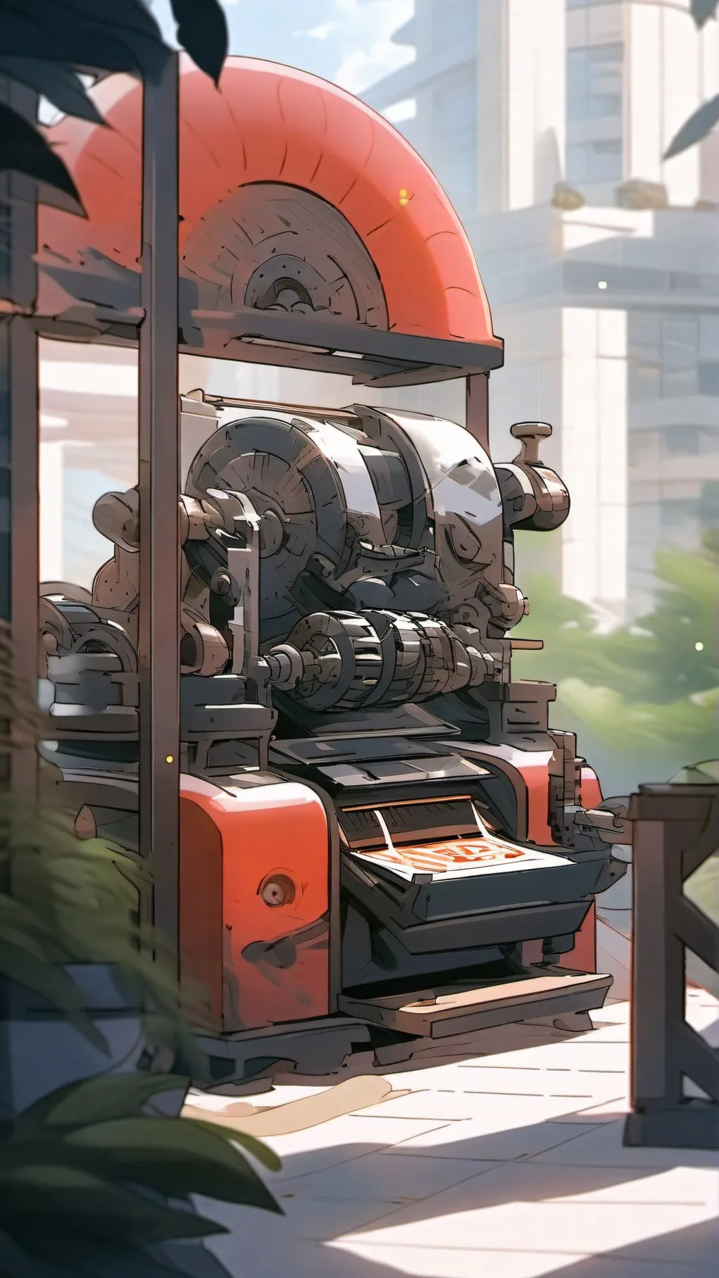 ai character: Grip Machine background