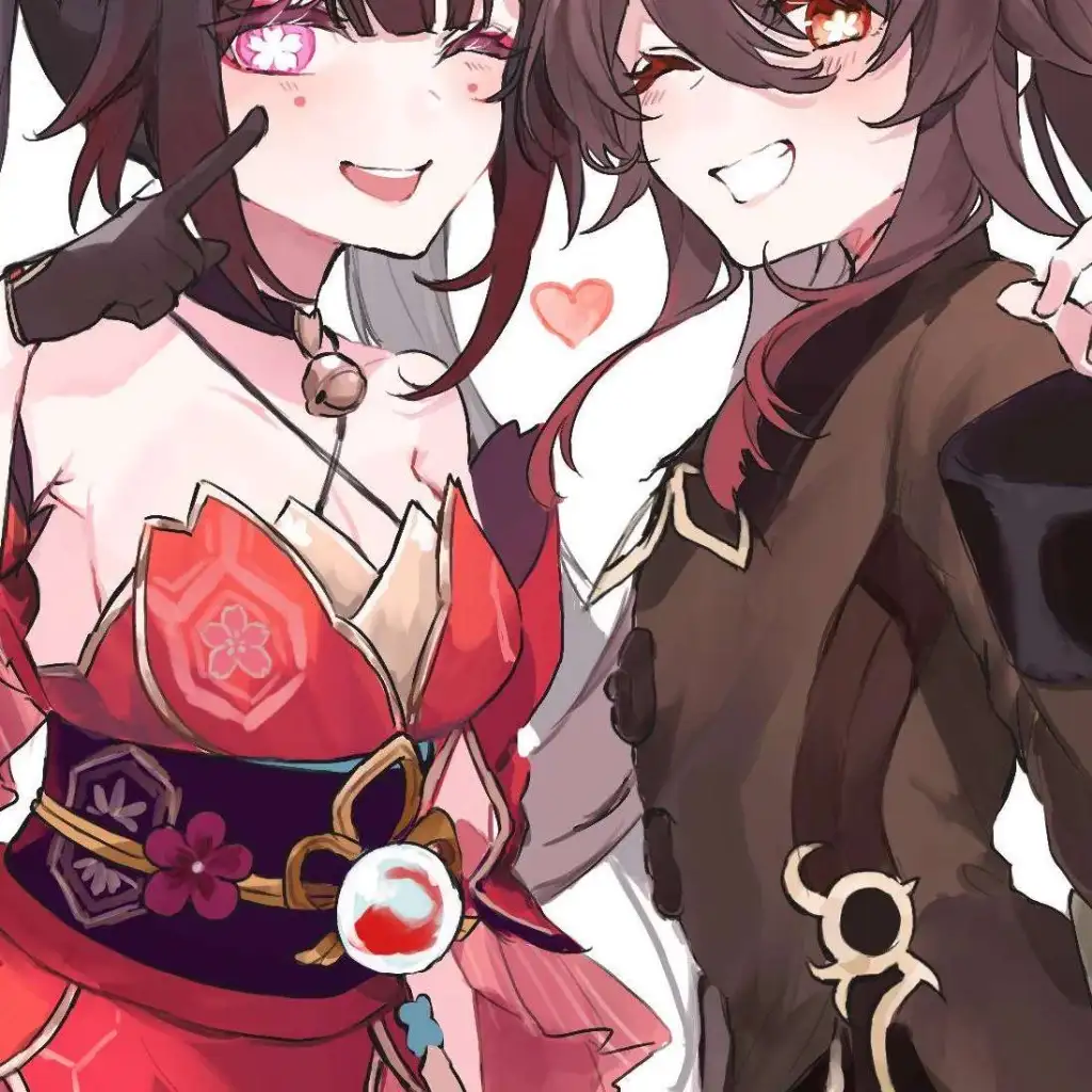 chat with ai character: Hu Tao and Sparkle
