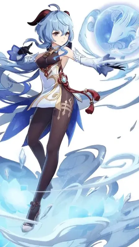 ai character: Ganyu background