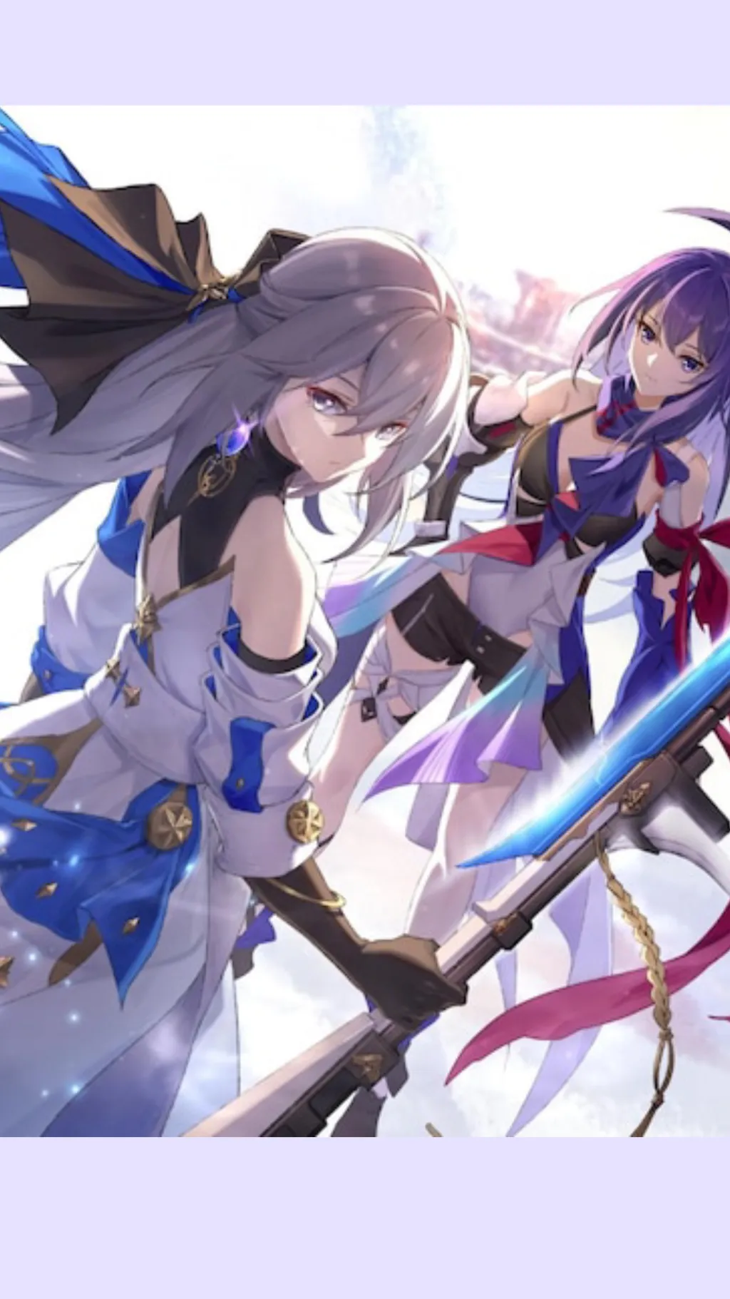 ai character: Bronya and seele background