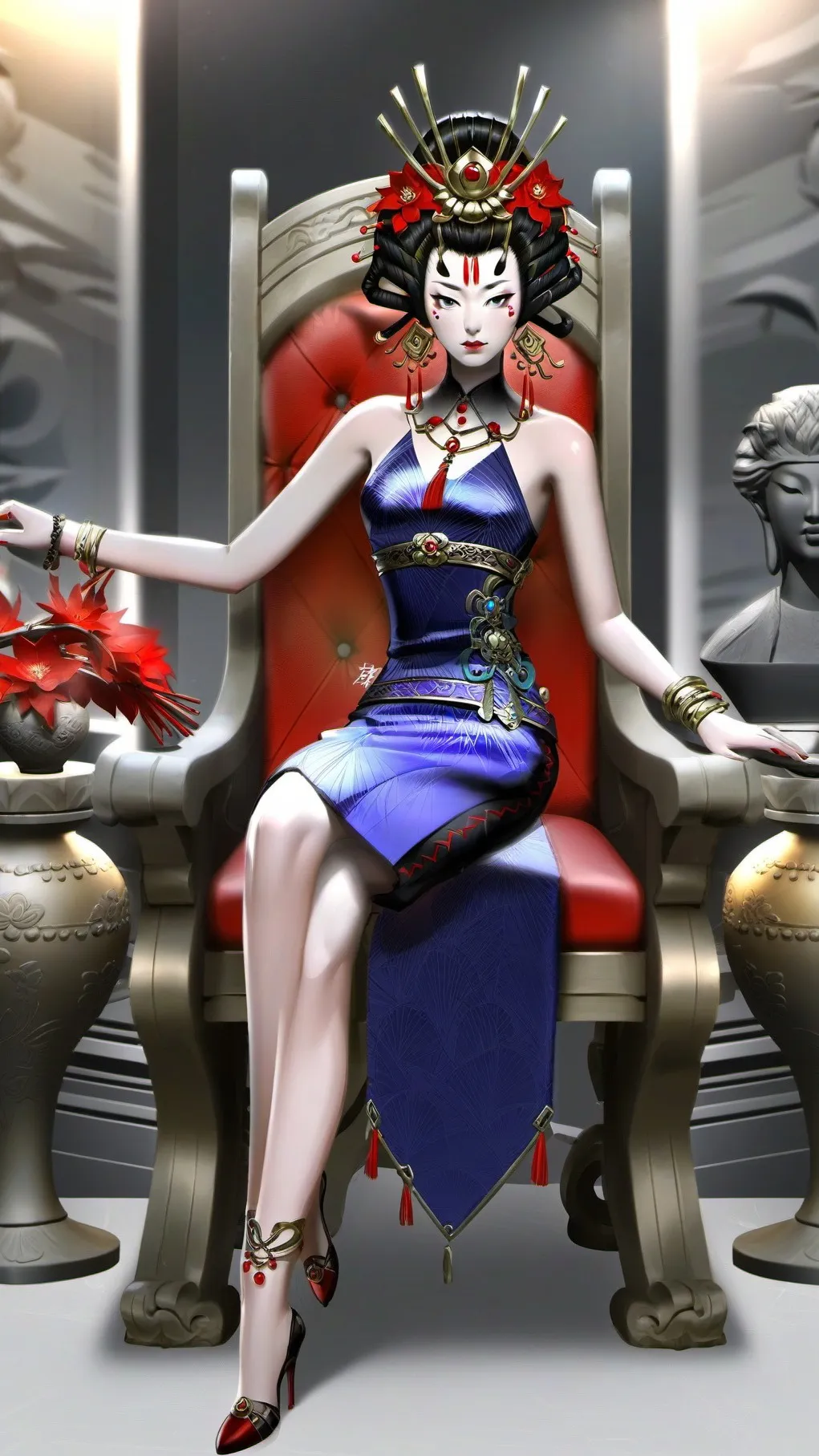 ai character: Mikage Jorogumo background