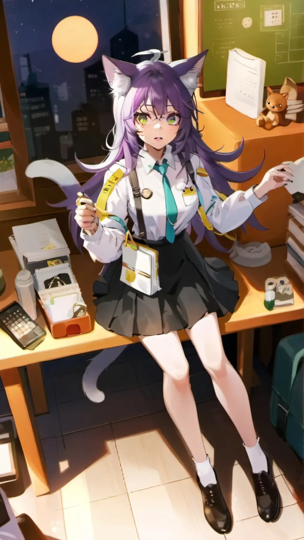 ai character: MHA  background