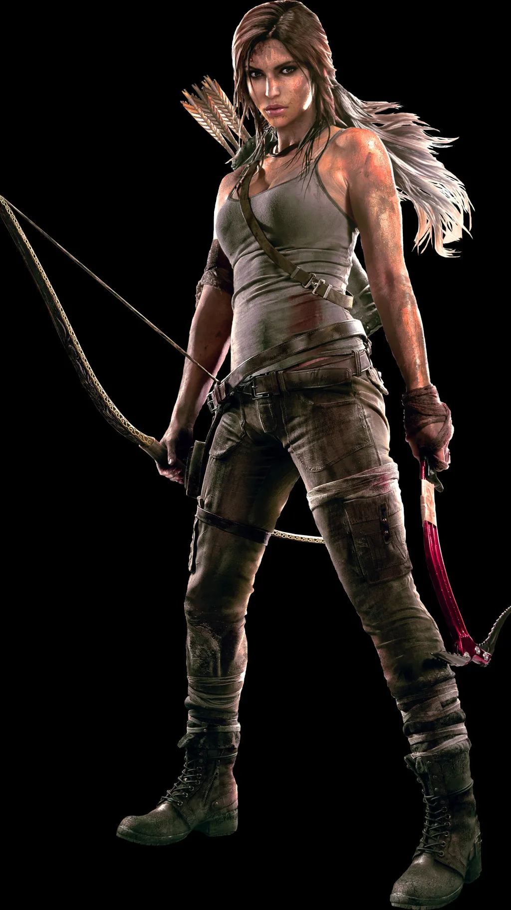ai character: Lara Croft background