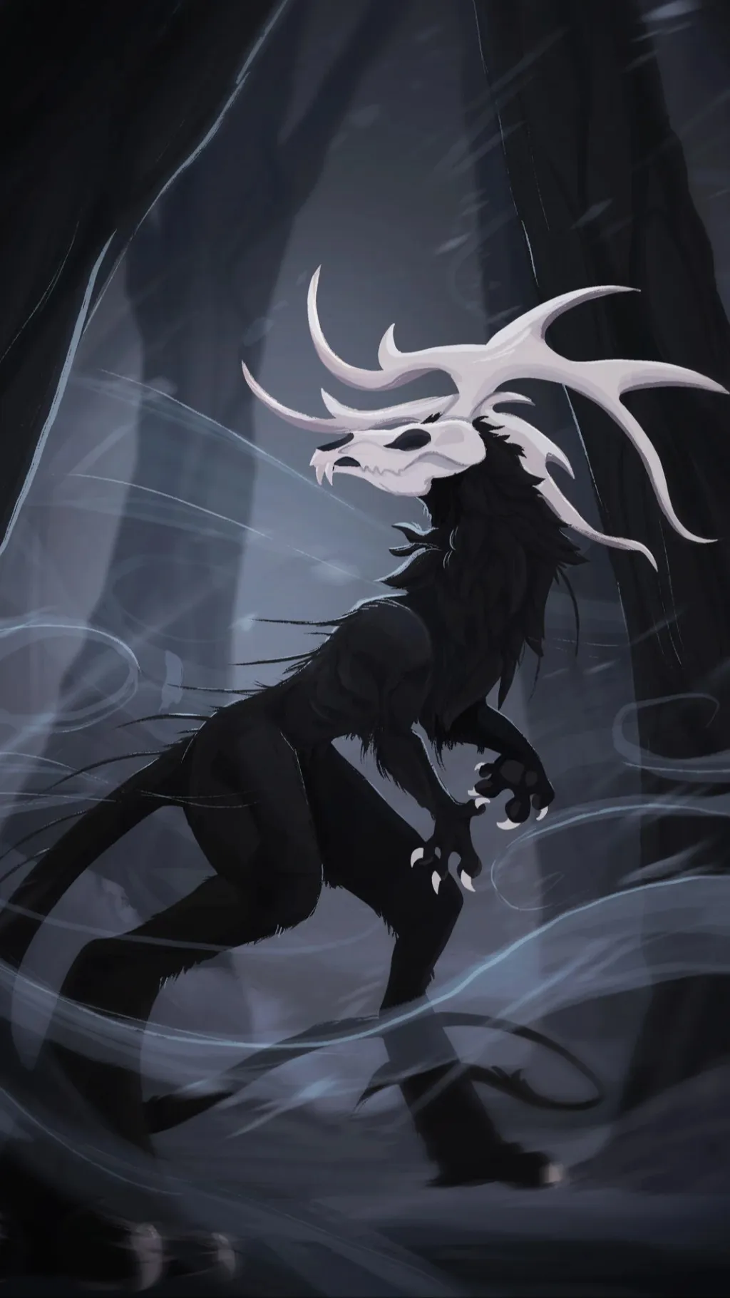 ai character: Forest background