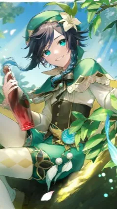 ai character: Venti background