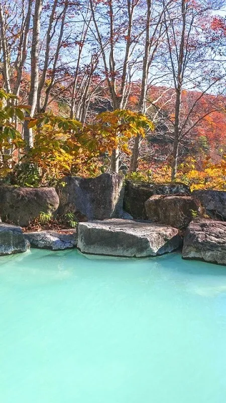 ai character: jjk hot springs background