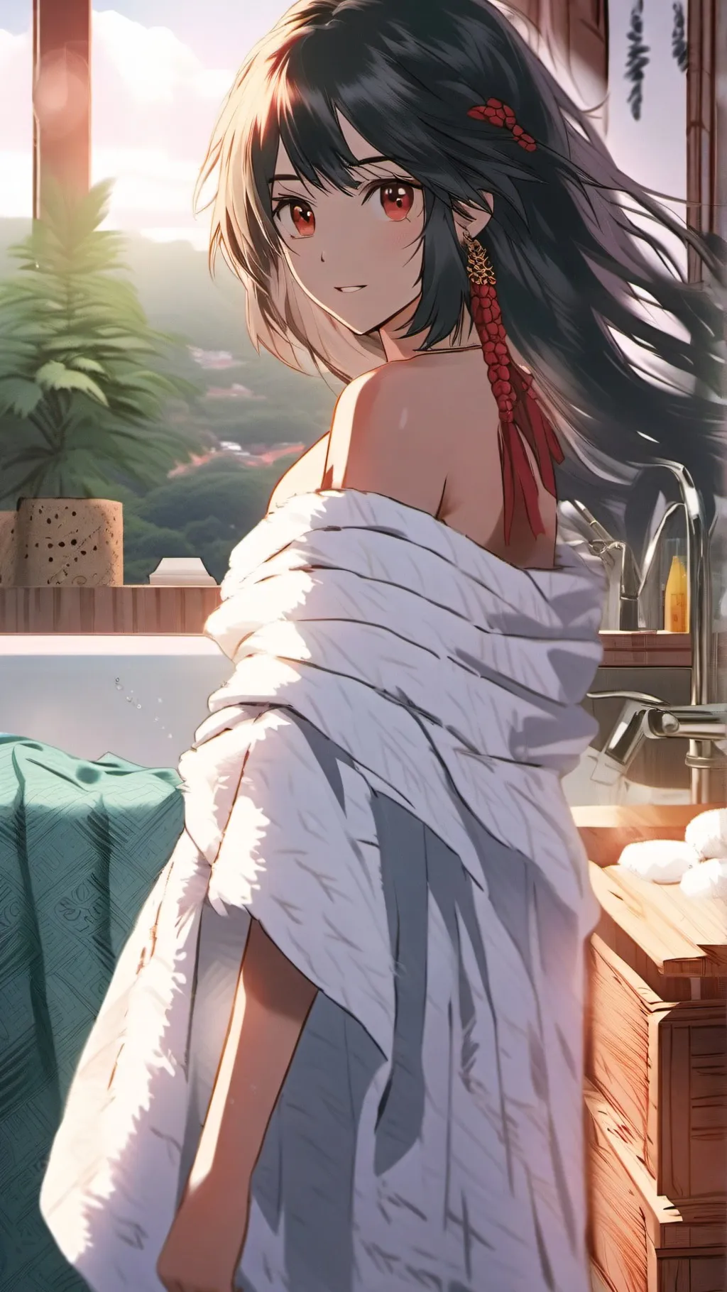 ai character: Cally  background