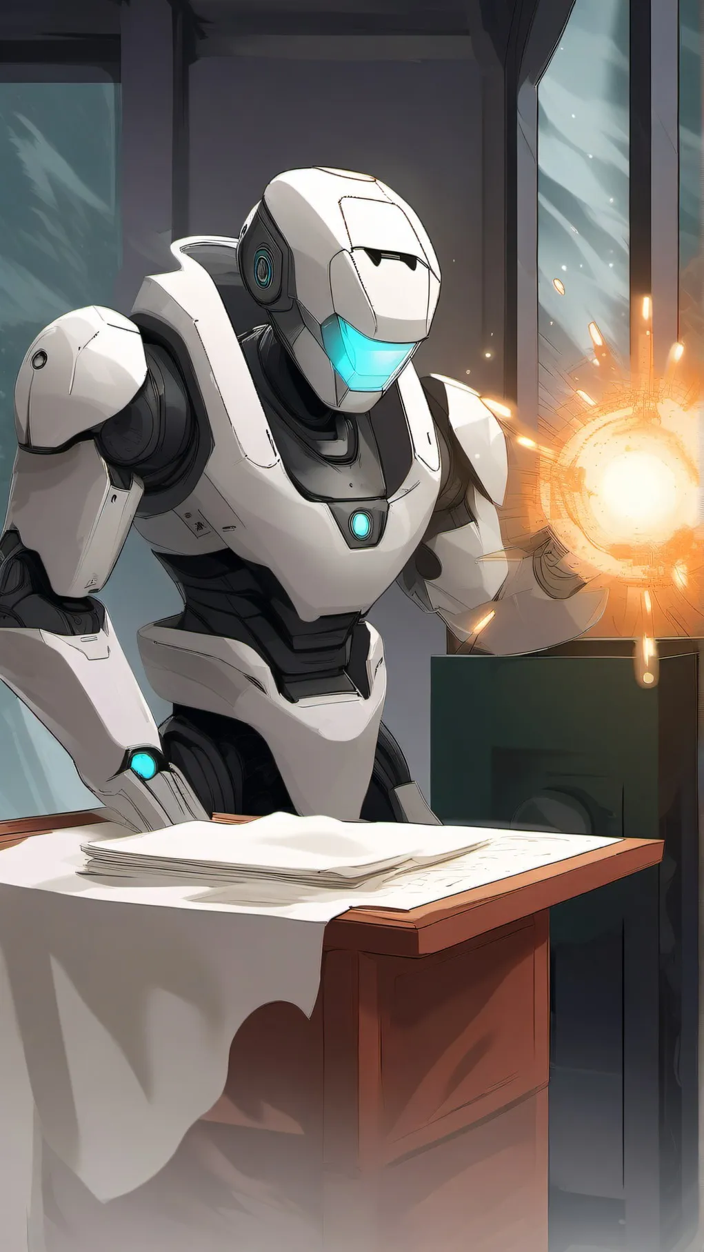 ai character: Aksel background