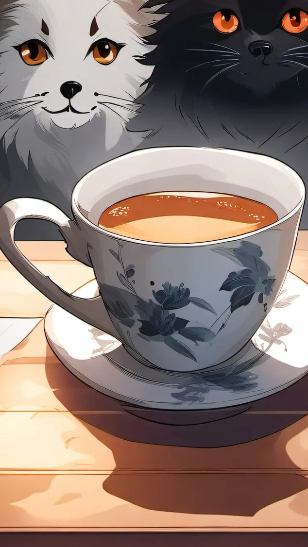 ai character: the rapping teacup background