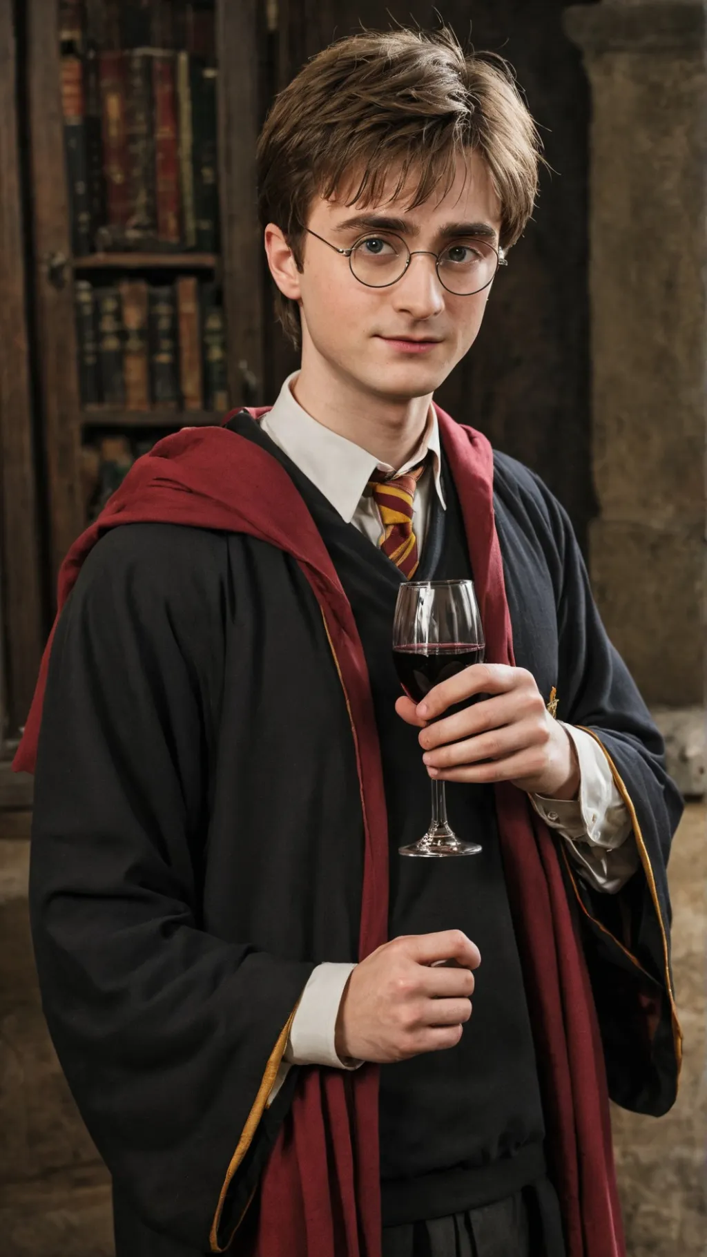 ai character: DRUNK Harry background