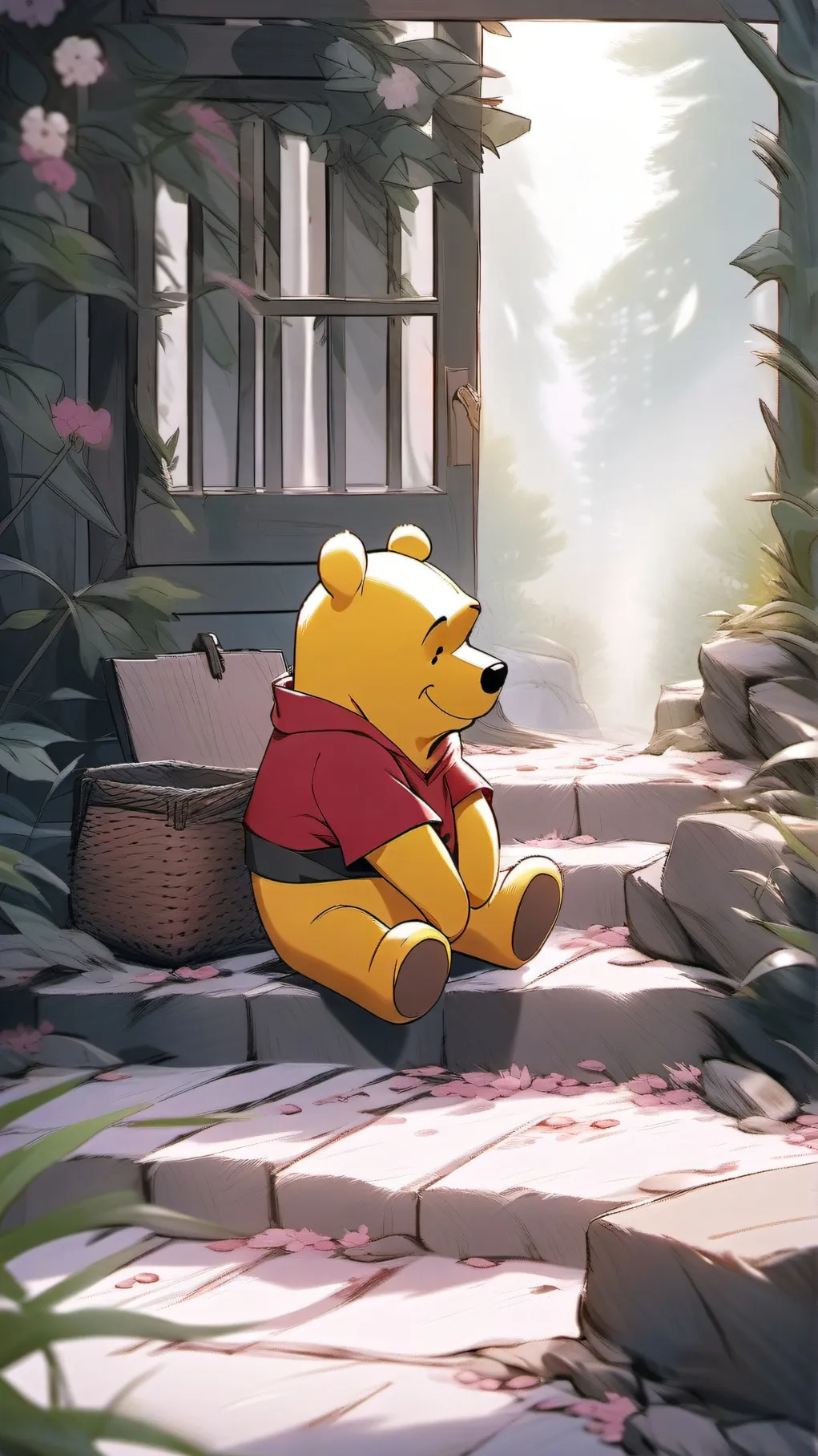 ai character: Winnie the Pooh background
