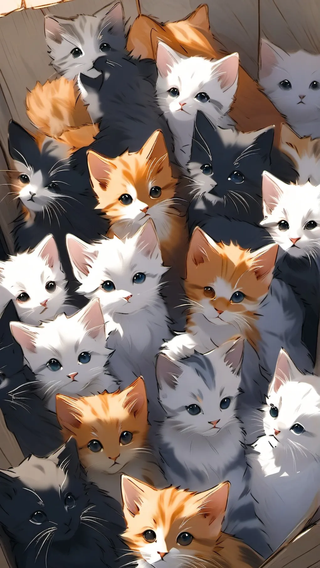 ai character: Kitties background