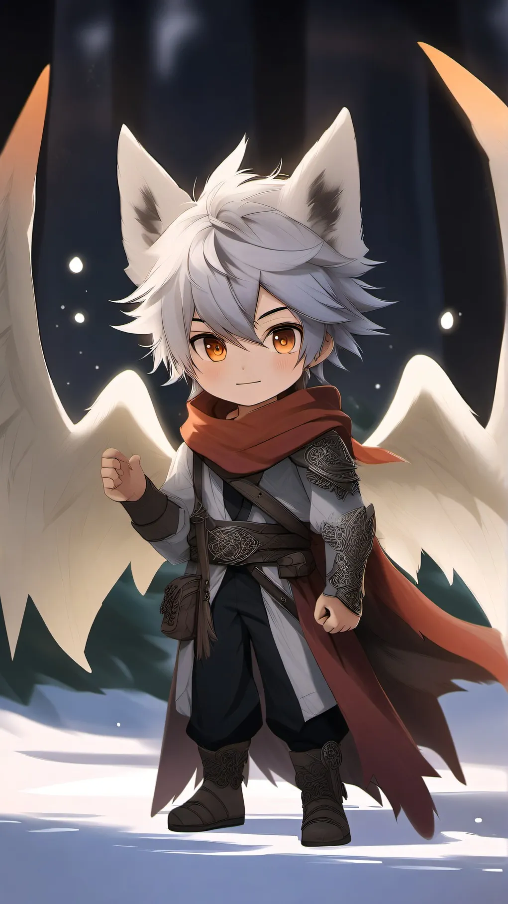 ai character:  idk go with it background