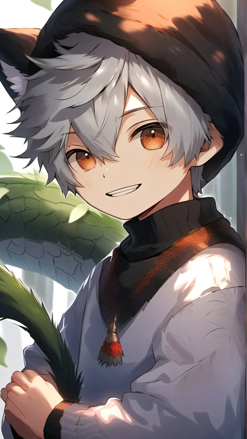 ai character: lov + pick me background