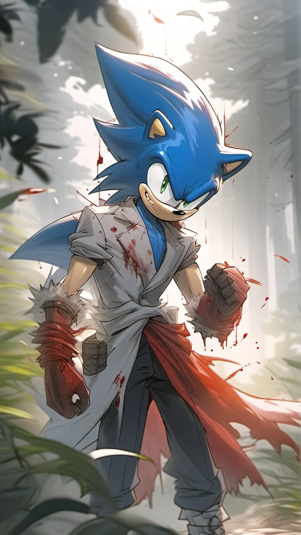 ai character: SONIC.EYX background