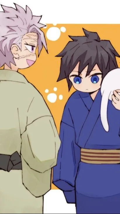 ai character: Sanemi x Giyu background