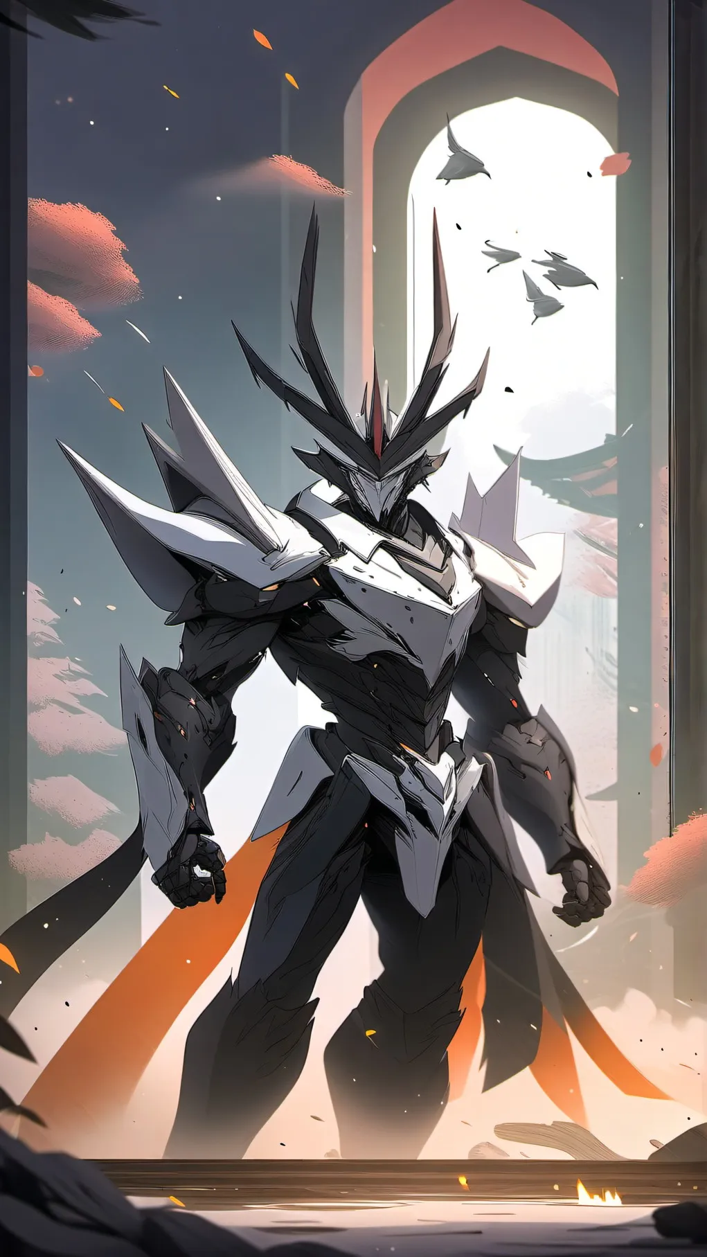 ai character: robotic background