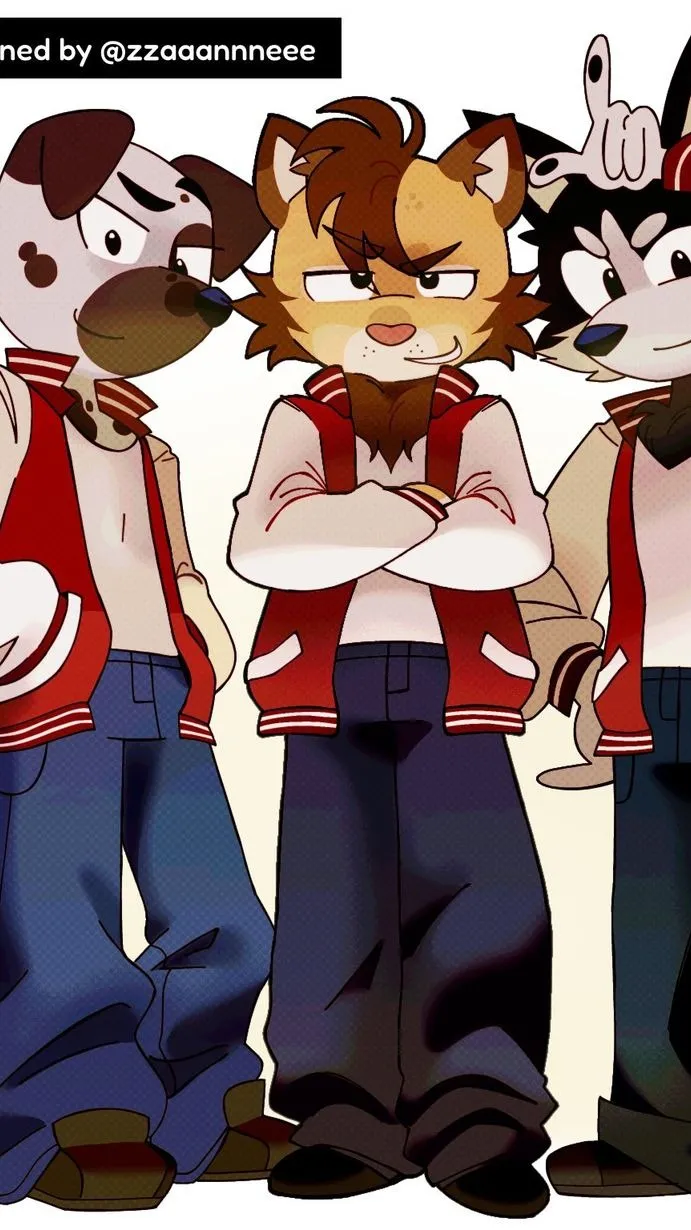 ai character: Leon, Wally & Dane background