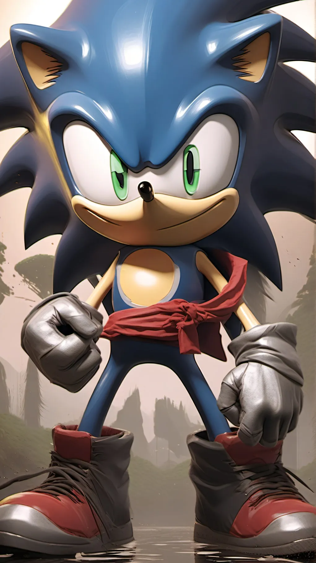 ai character: sonic background