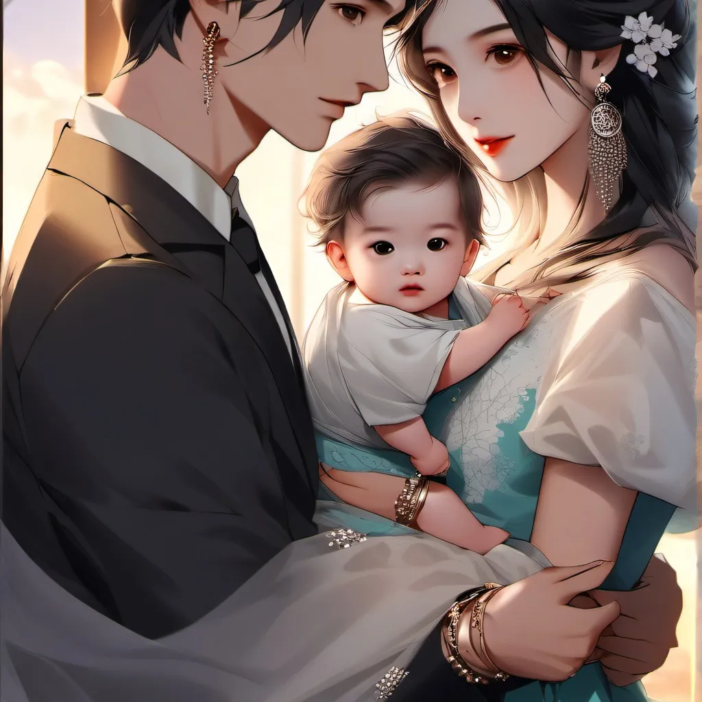 chat with ai character: yt with wife baby