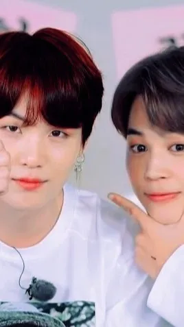 ai character: Suga and Jimin background