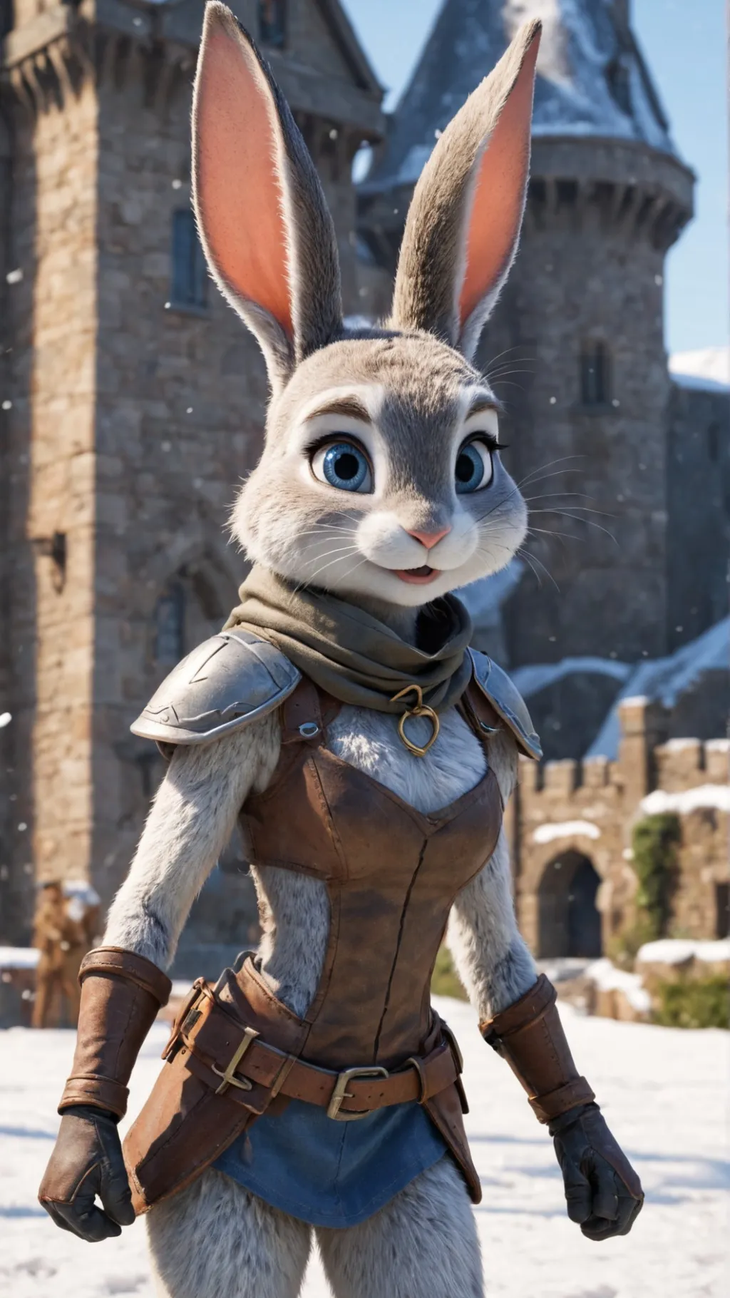ai character: Blueberry background