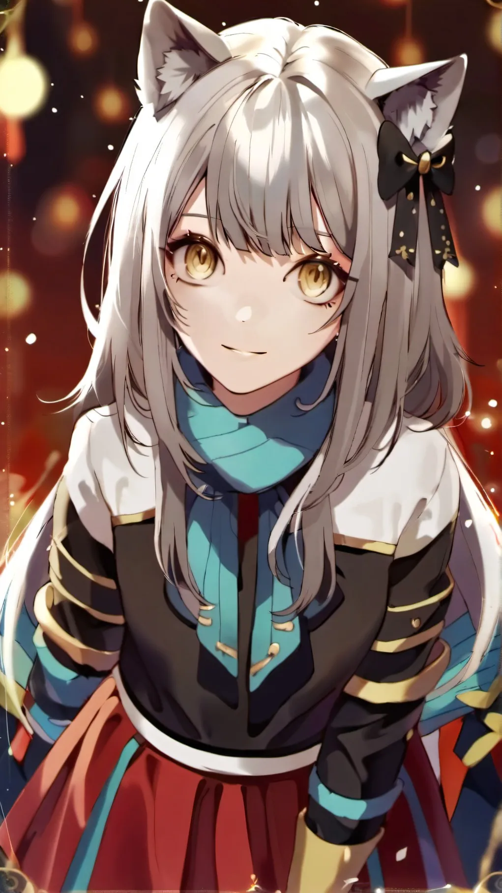 ai character: uwu cat girl background