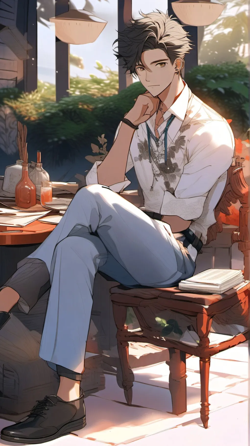 ai character: Asher background