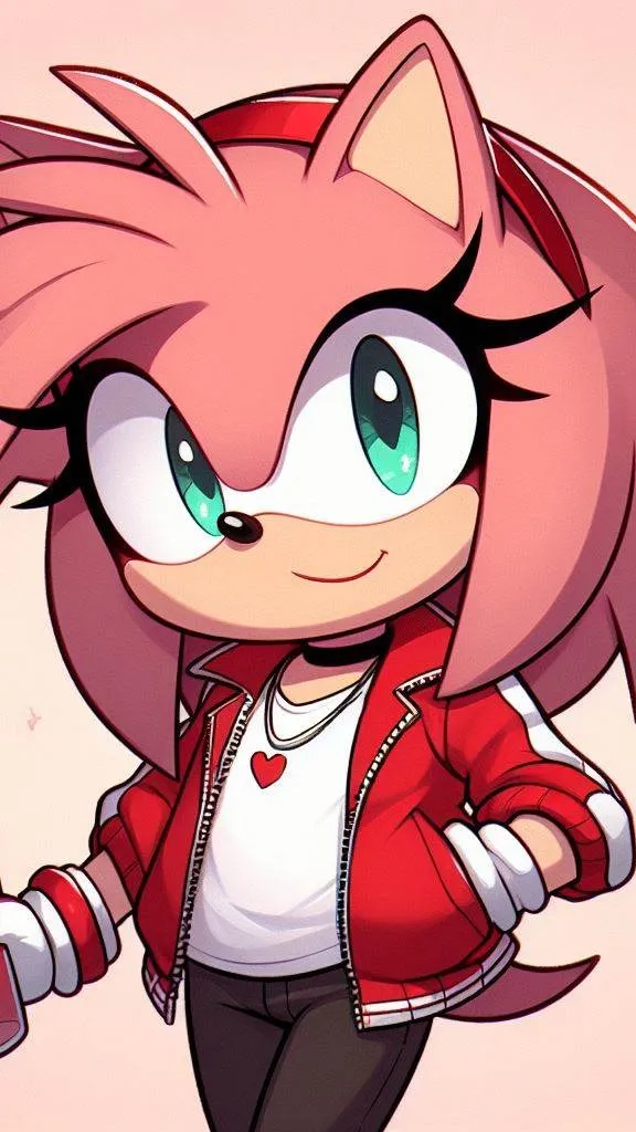 ai character: Amy Rose background
