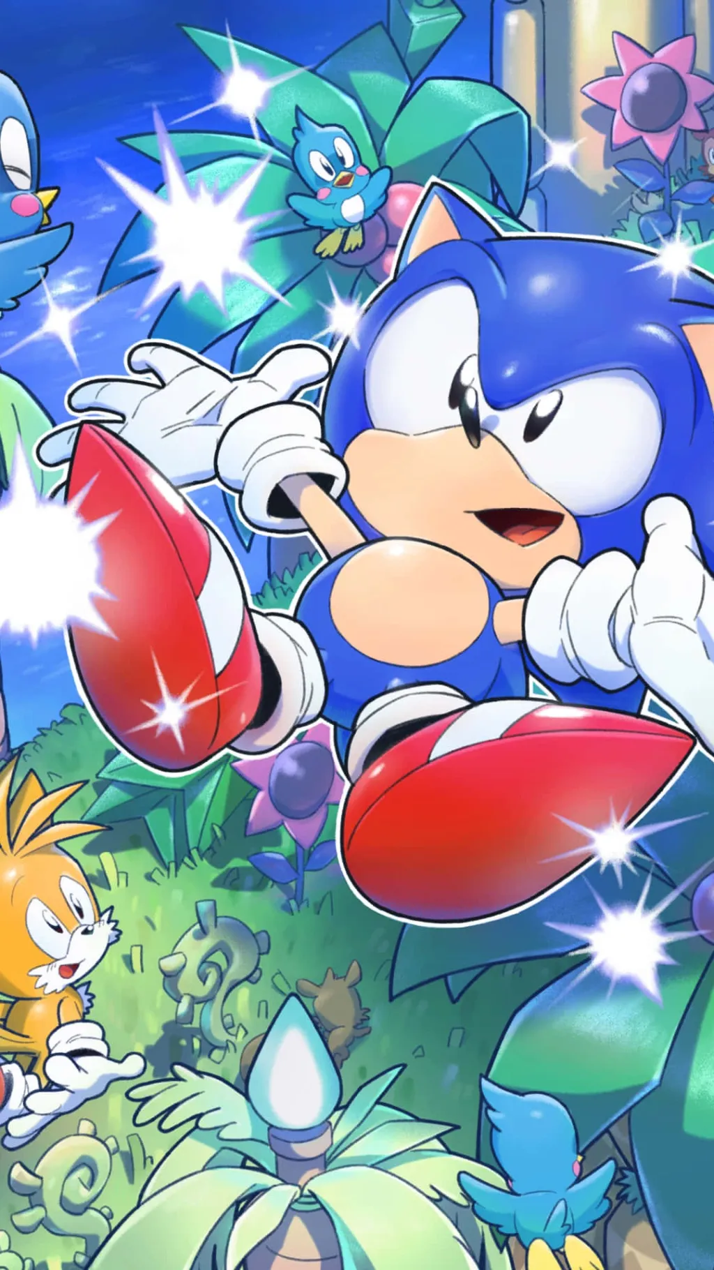 ai character: Classic Sonic background