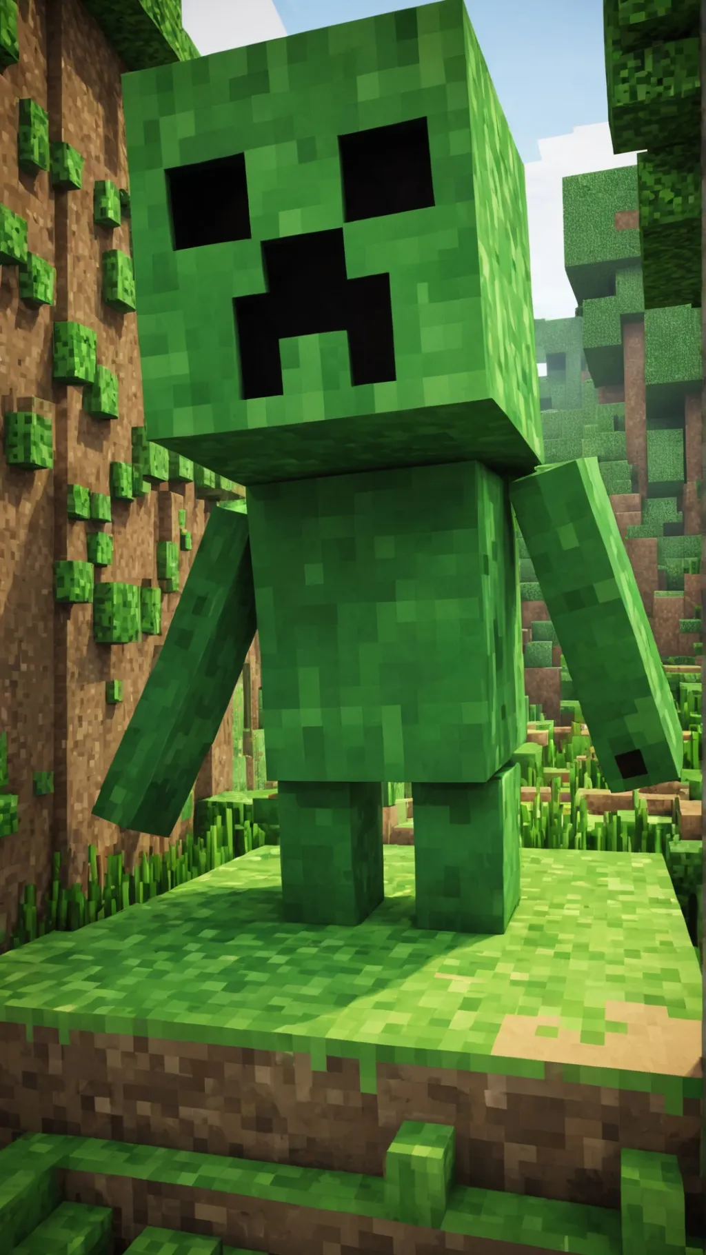 ai character: Creeper background