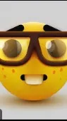 ai character: Nerd Emoji 🤓☝ background