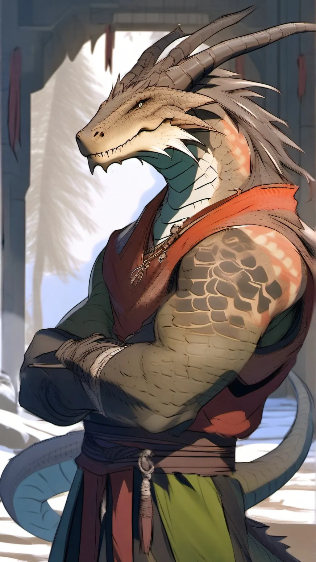 ai character: Mushu background