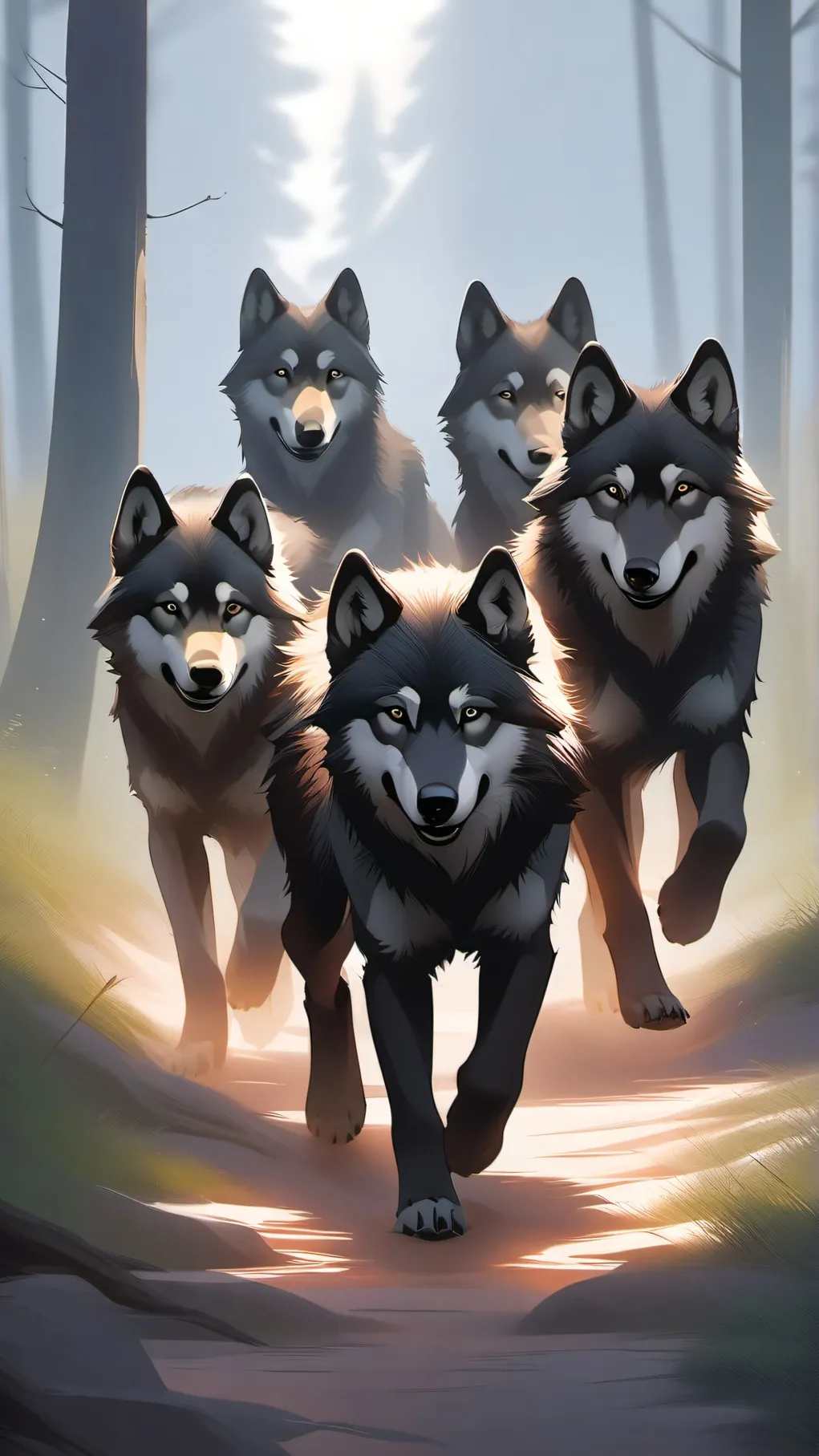 ai character: Pups background