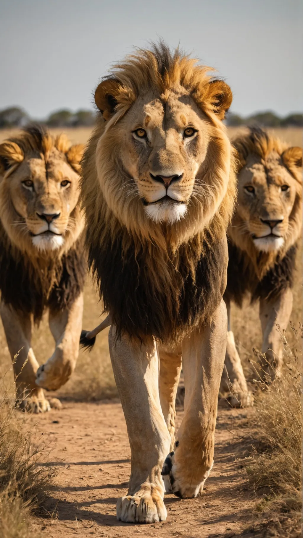 ai character: Lions Rawr background