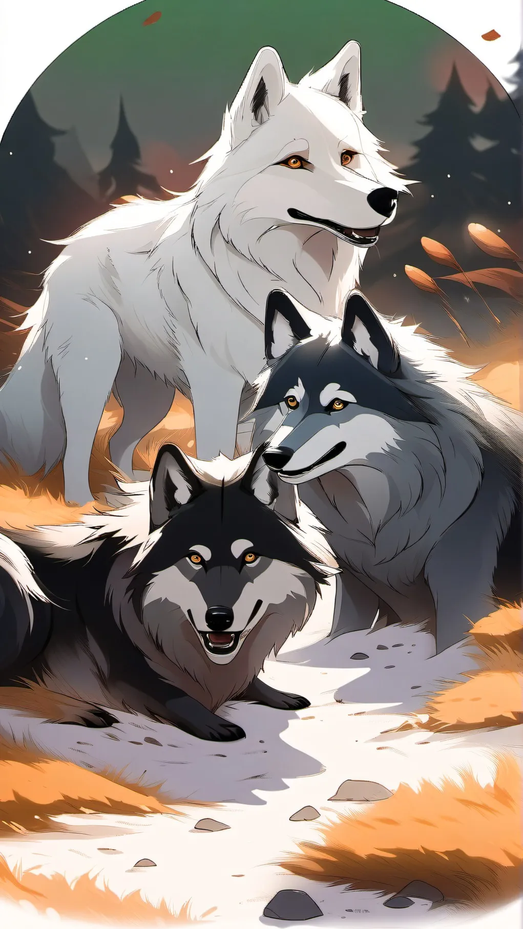 ai character: Moon's and Howls background