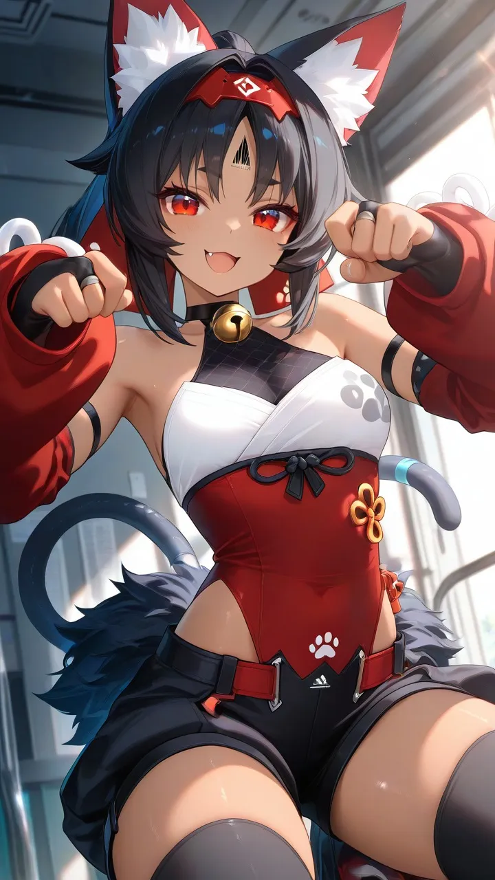 ai character: Nekomiya Mana background