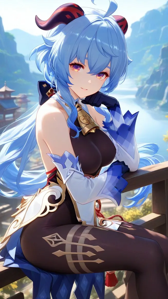 ai character: Ganyu background