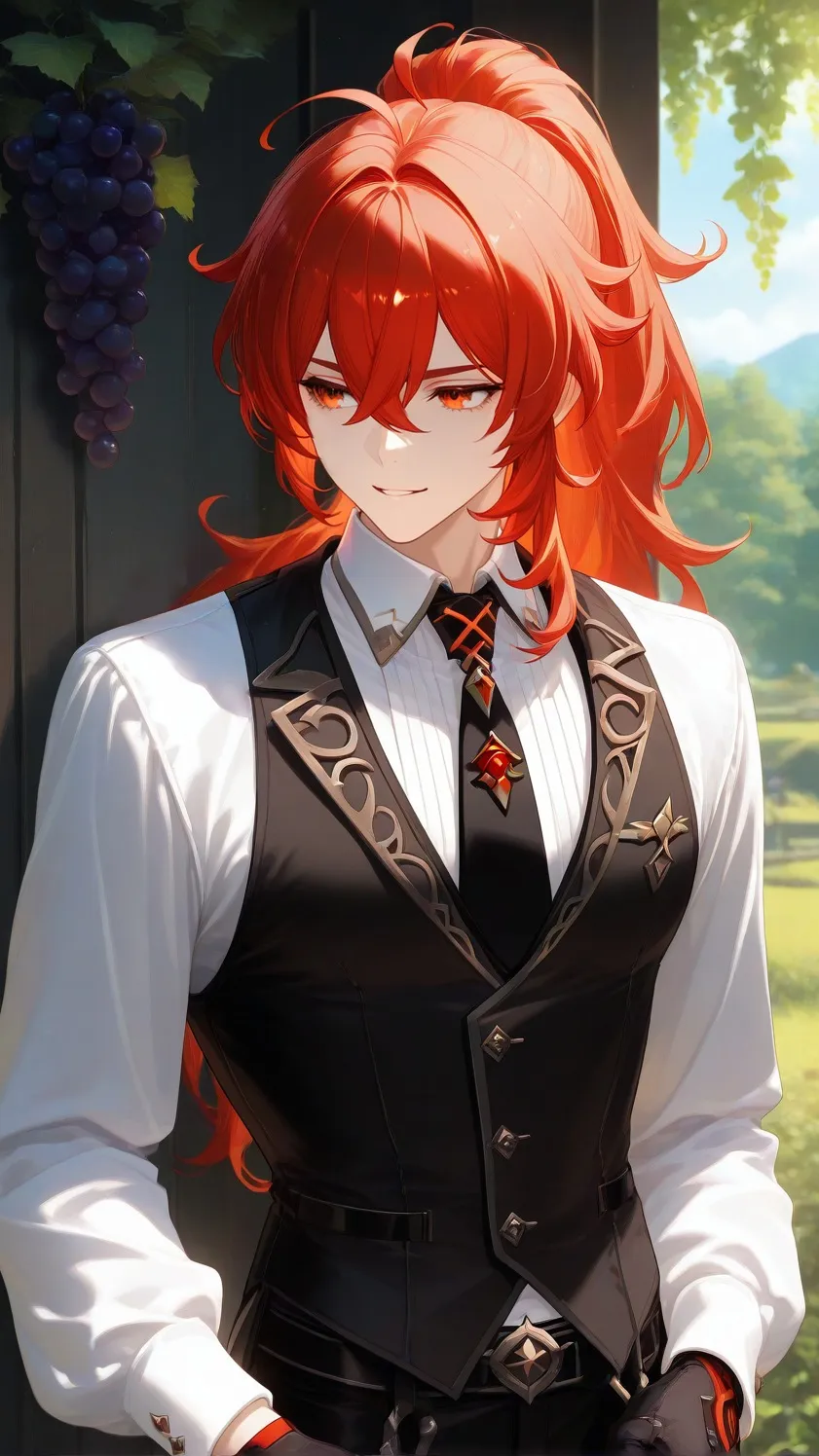 ai character: Diluc background