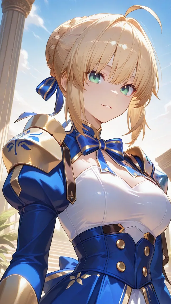 ai character: Saber background