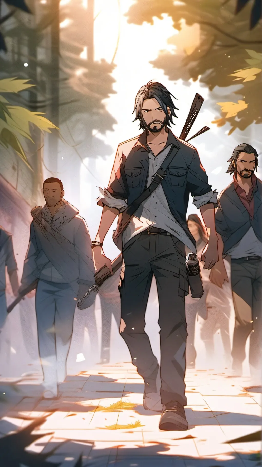 ai character: twd game s4 background