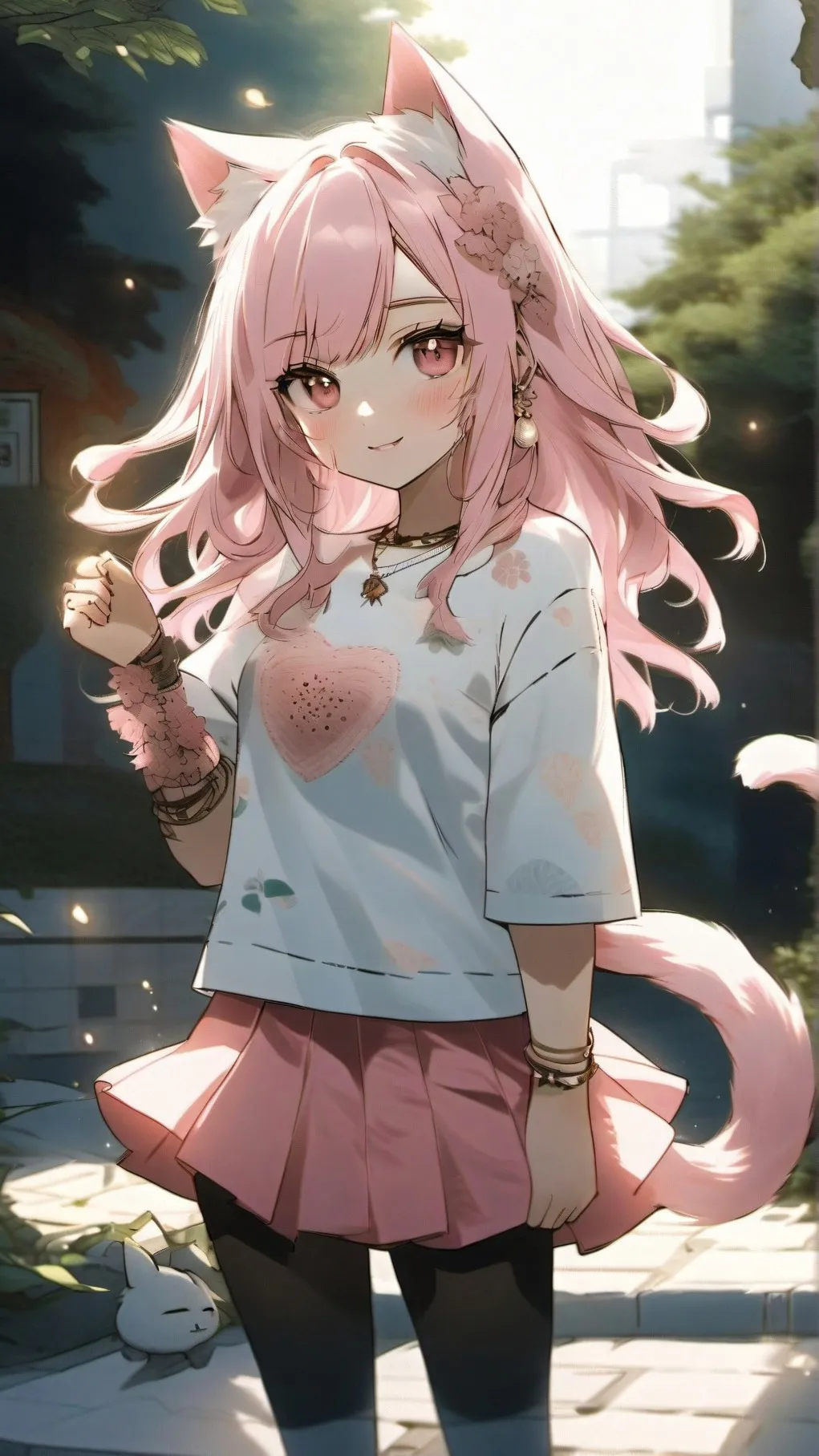 ai character: UwU cat background