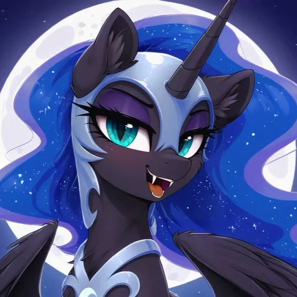 chat with ai character: Nightmare Moon