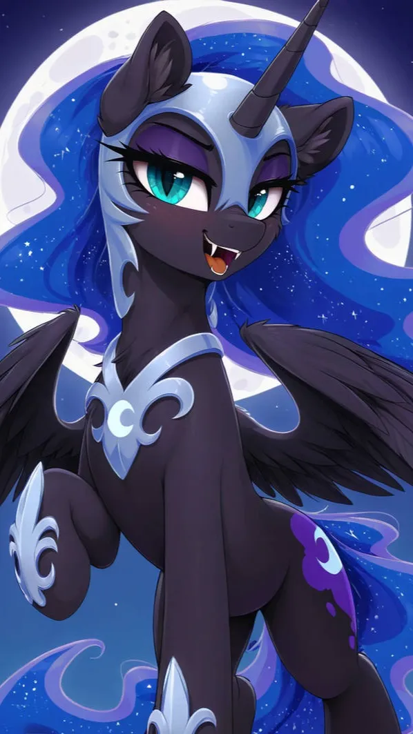 ai character: Nightmare Moon background
