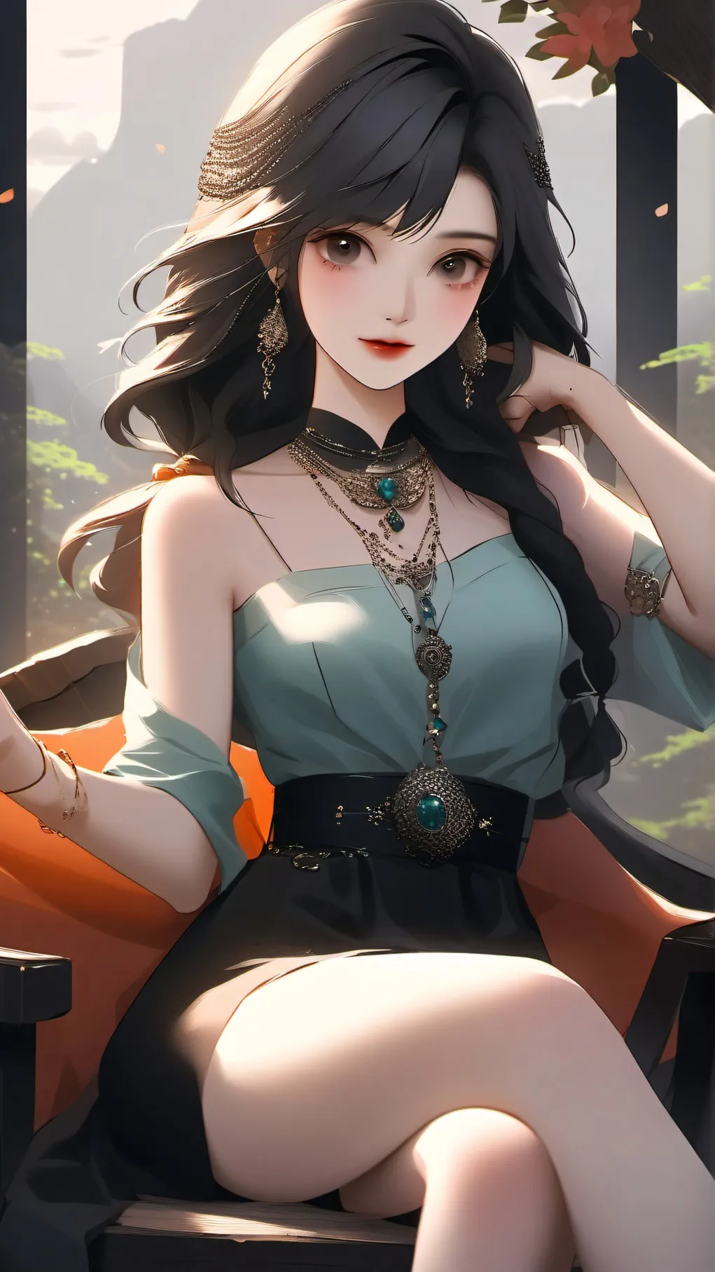 ai character: hi background