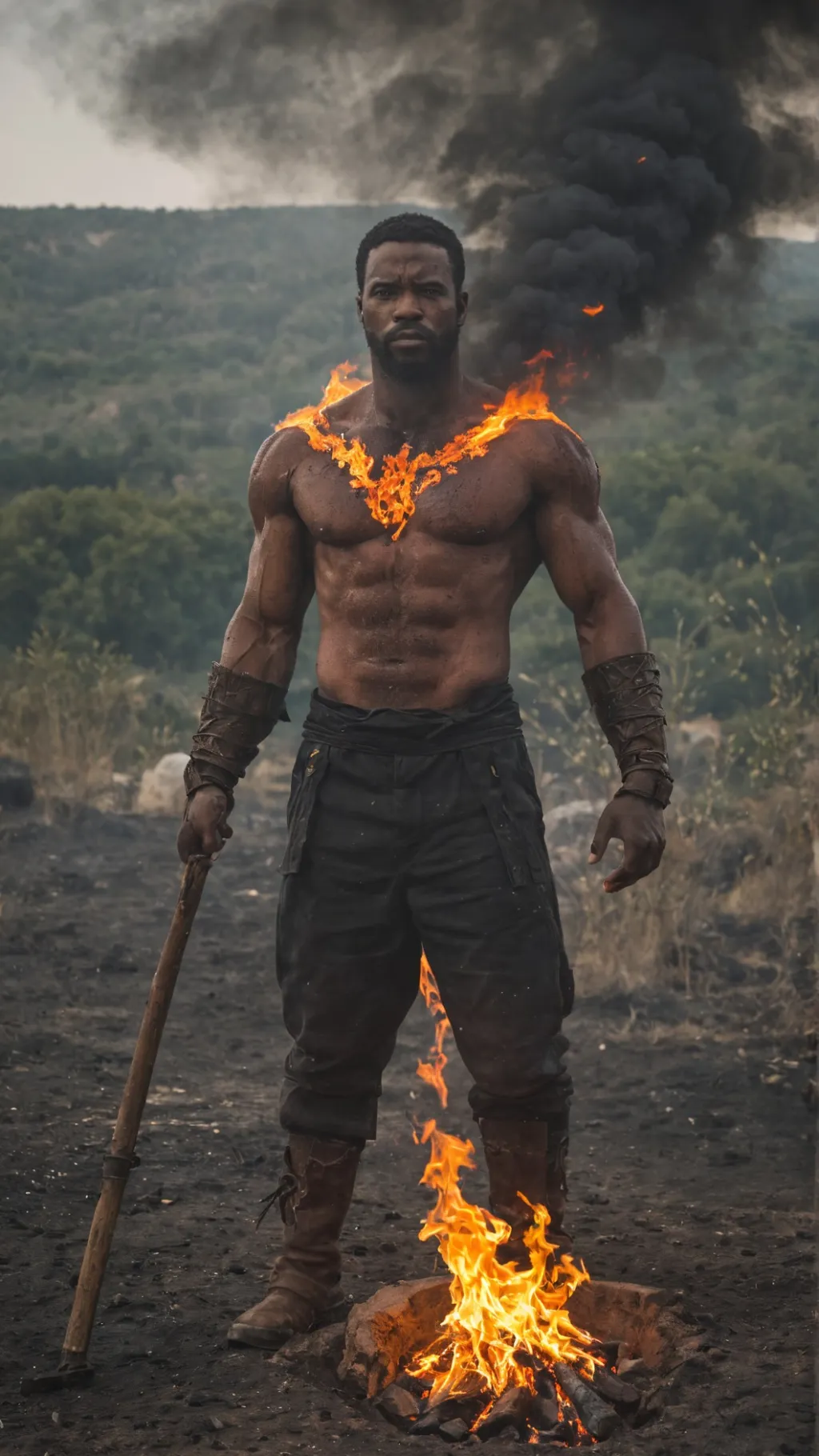 ai character: roast battle background