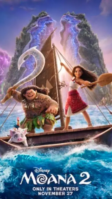 ai character: Moana 2 background
