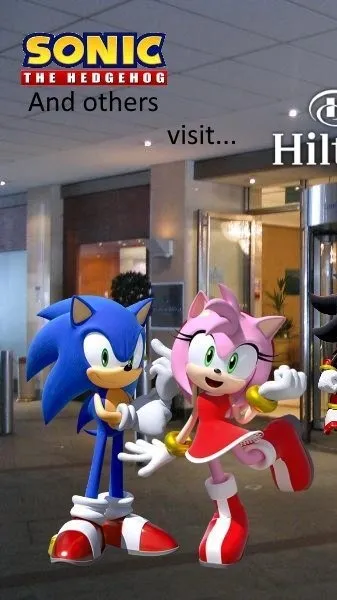 ai character: sonic hotel! background