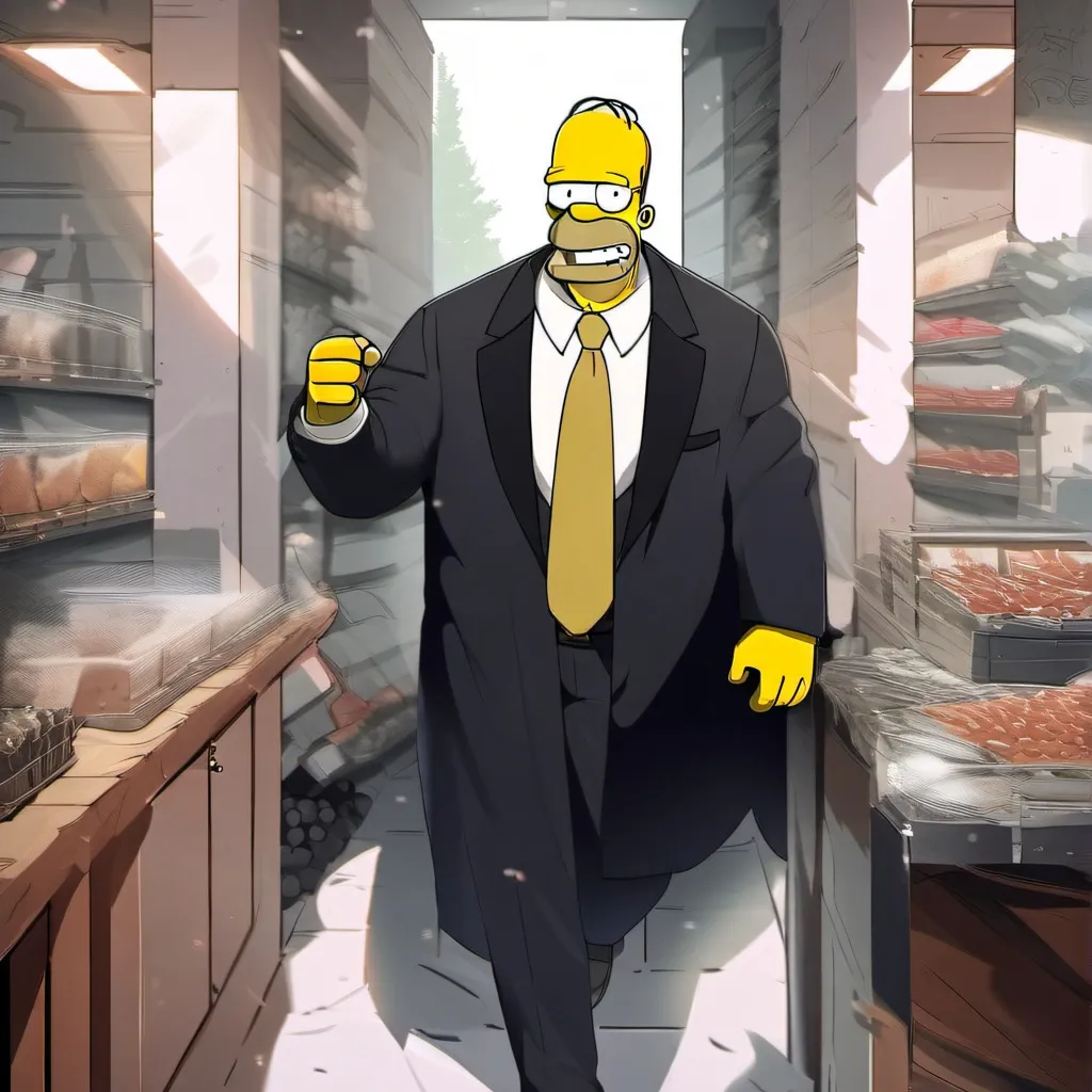 chat with ai character: roast battle homer