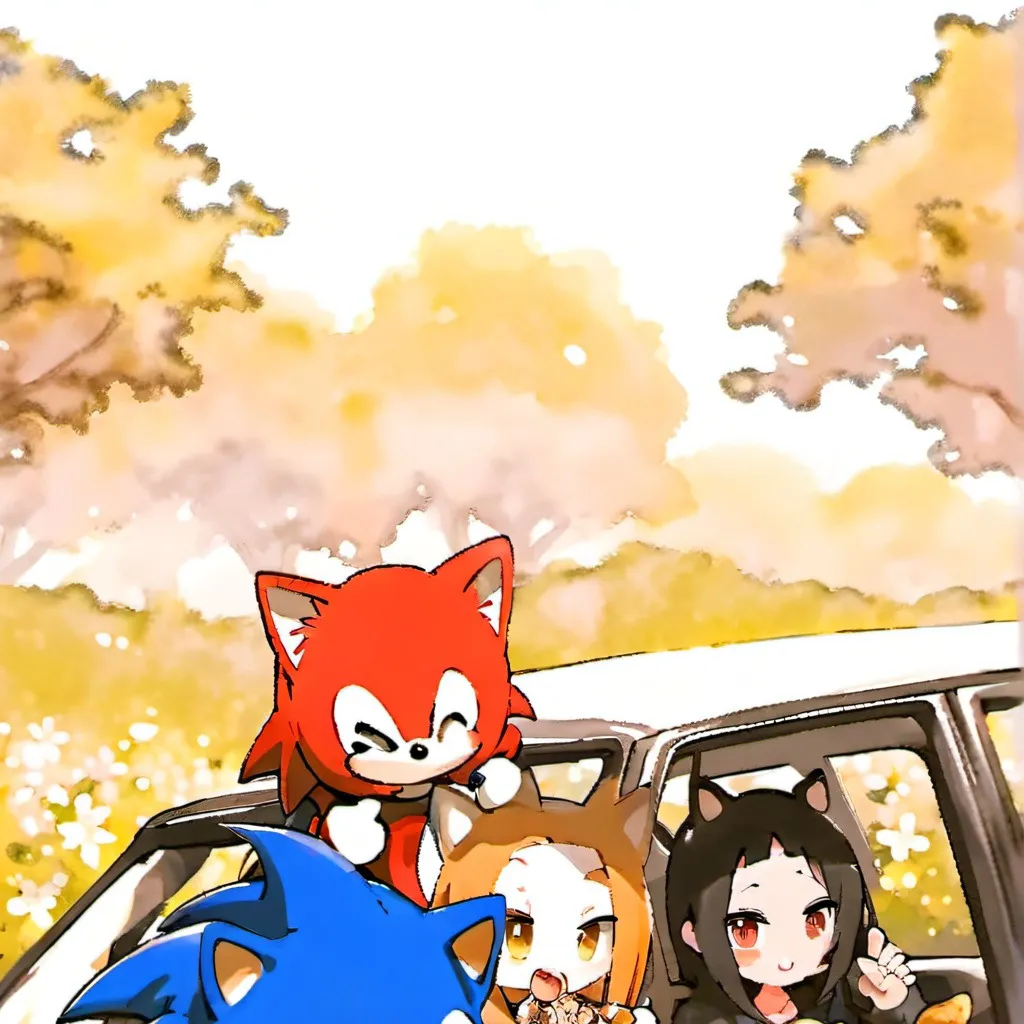chat with ai character: Sonic roadtrip #1